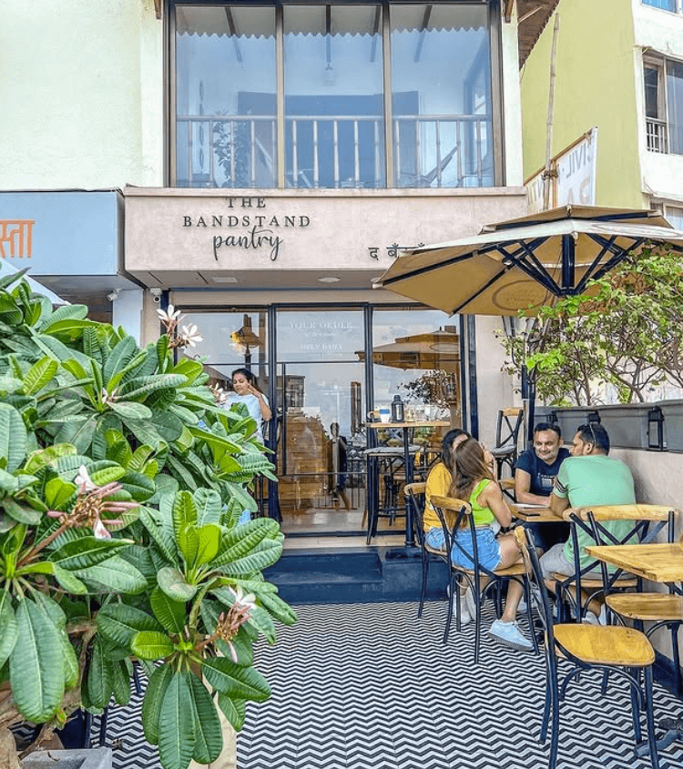 Bandstand Pantry seaside café Mumbai