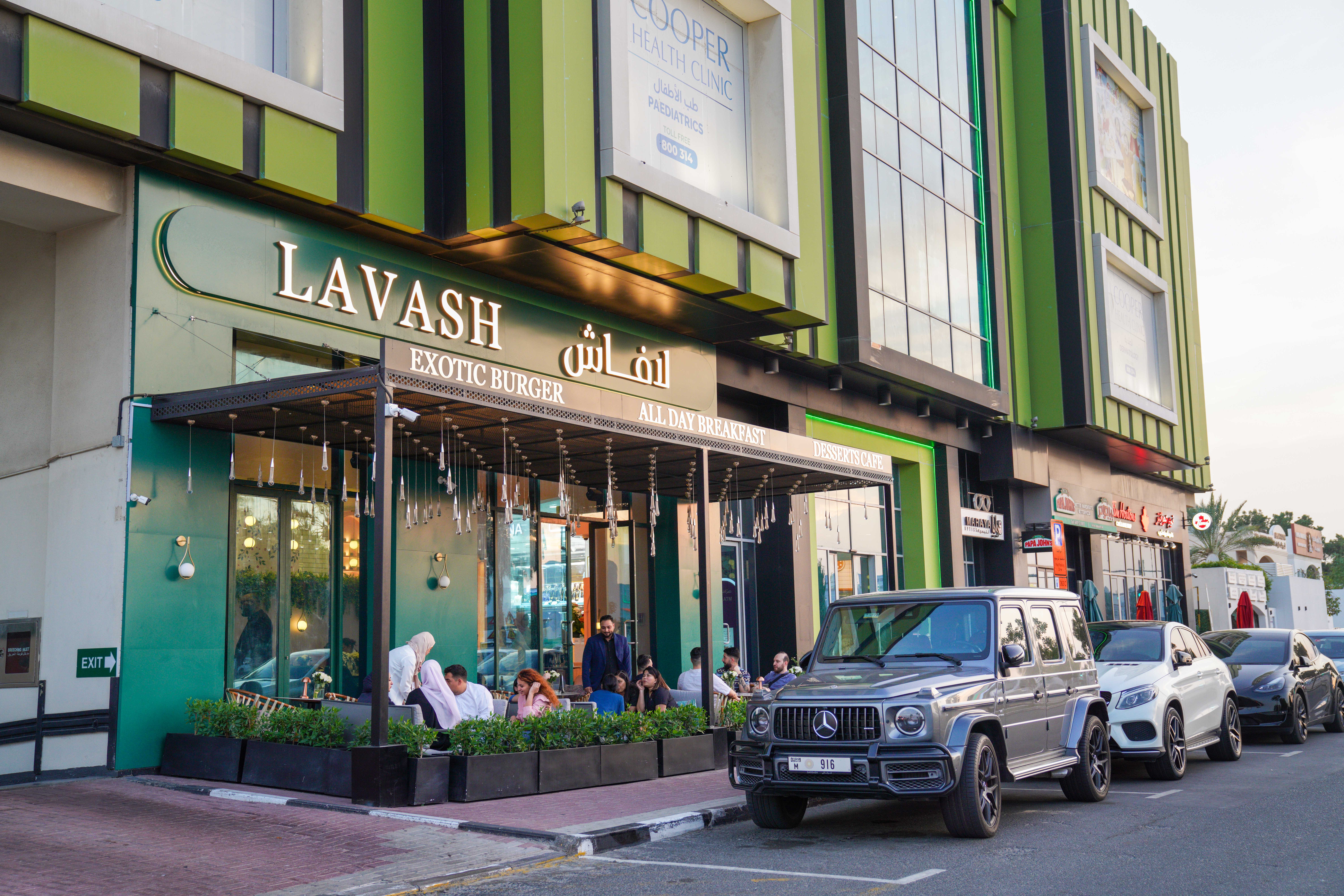 Lavash Dubai restaurant interior