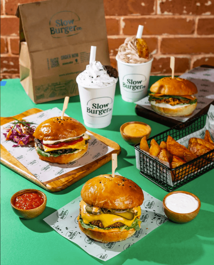 SlowBurger brand concept